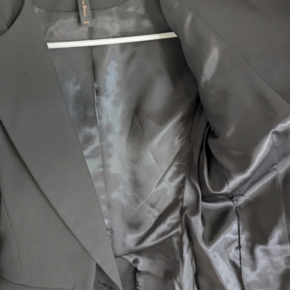 BCBGMaxAzria Women's Elegant Black Blazer Suit Jacket Size XXS - Picture 8 of 14